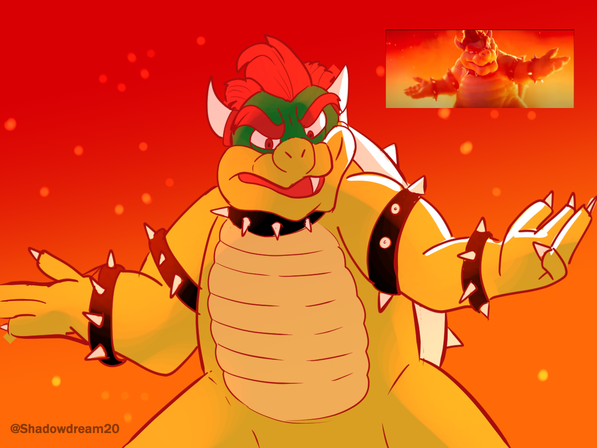 Super Mario Movie - Bowser Redraw by NoahtheArtWizard2001 on