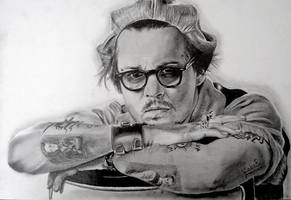 Johnny Depp Drawing