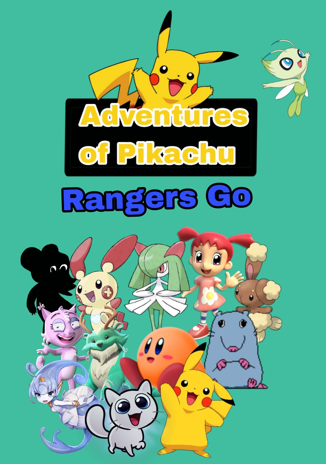 Adventures of Pikachu rangers go by mkomogortev on DeviantArt