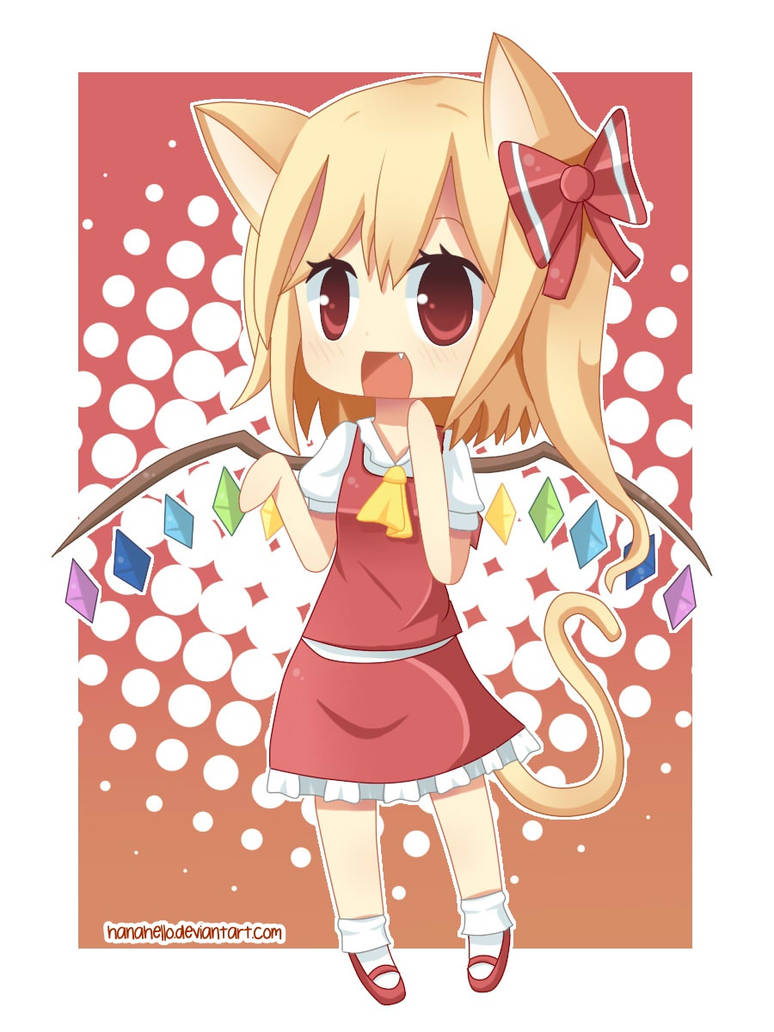 Neko Flandre by hanahello