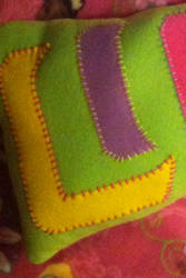 Close up of Lily's Princess Pillow