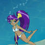 Shantae Swimming Underwater 