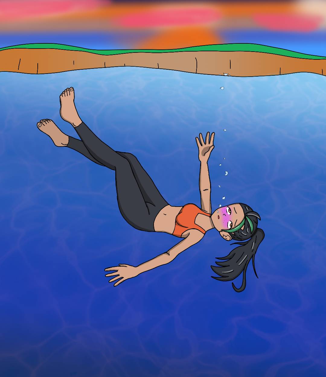 Synchronized Sinking Deviantart Sinking at sunset by LusDelmare on DeviantArt