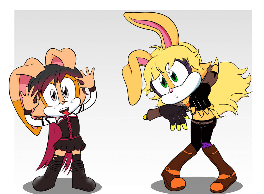 Goofy Rabbit Sisters by Matchstickman1 on DeviantArt