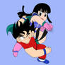 Kid Goku vs Kid Chi-Chi