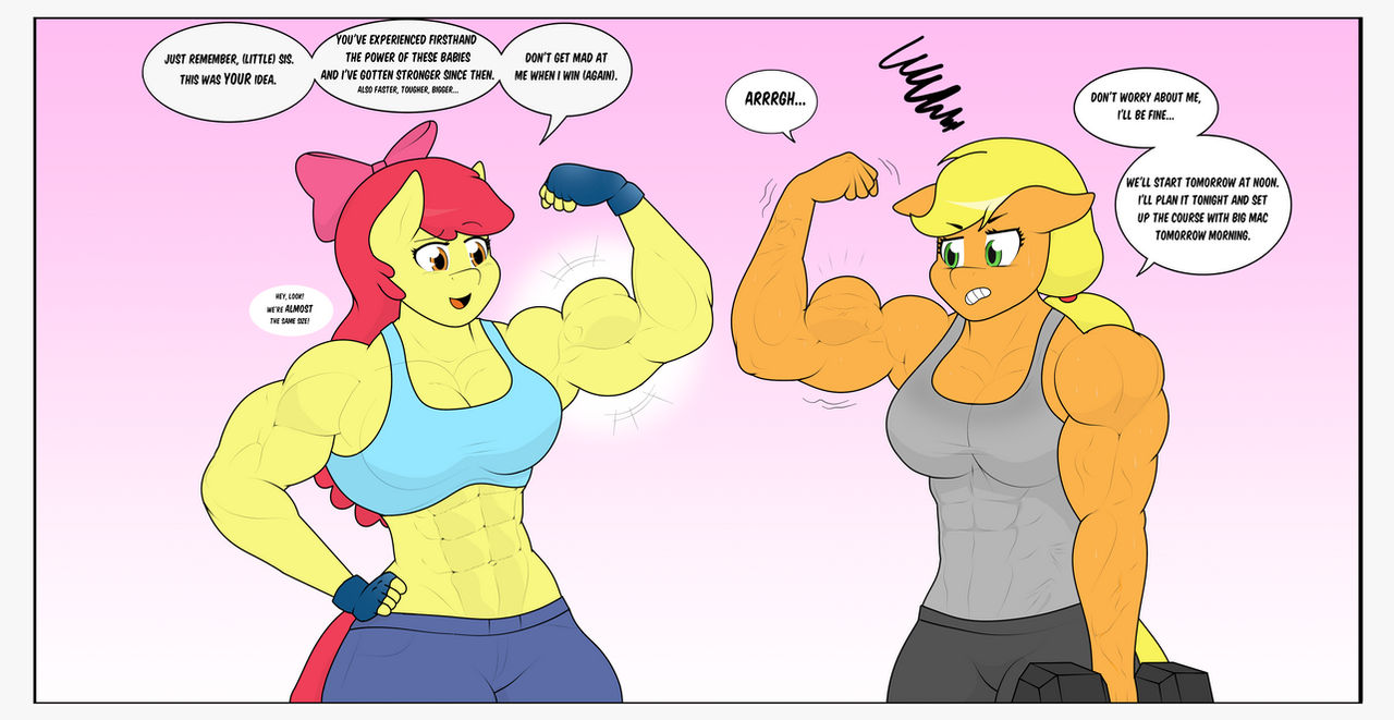 Apple Bloom vs Applejack p2 by Matchstickman1 on DeviantArt