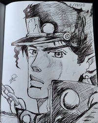 Sketch of Jotaro