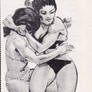 Women bikini wrestling