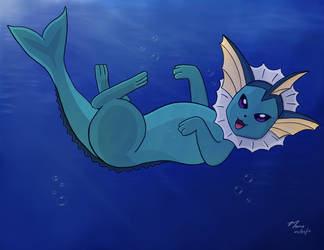 Vaporeon Swimming