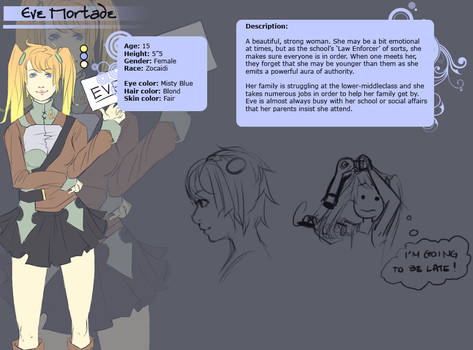 Character Sheet: Eve