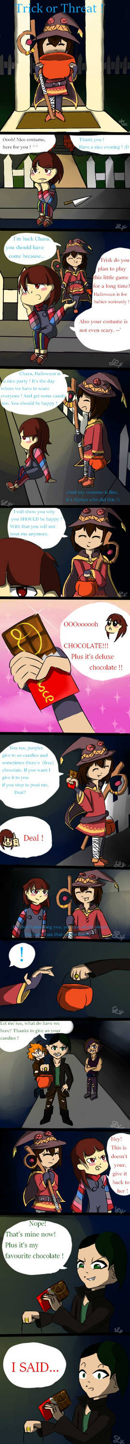 It's Halloween, Chara ! (Comic EN) Part 1