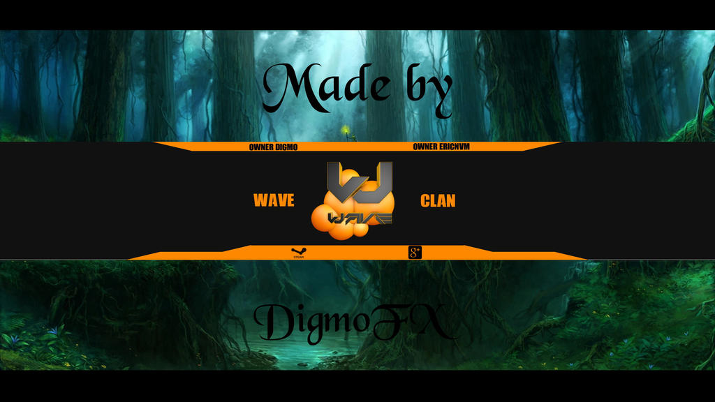 Wave Clan | Banner | by DigmoFX by DigmoFX on DeviantArt