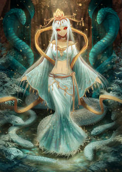 Lady White Snake by Meoon