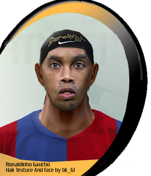 Pes 6 Ronaldinho Gaucho Face