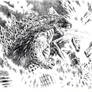 GODZILLA vs MUTO - pencils