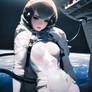 Sexy Astronaut in Orbit