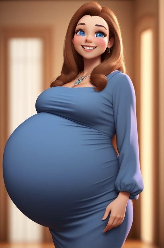 Maternity Deviantart Sara is pregnant and has a big belly by paku03 on DeviantArt