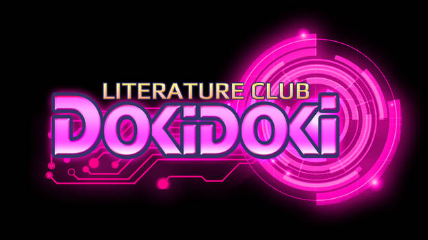 Doki Doki Literature Club Logo Neptunia Style ?