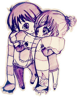 redo edit: couple love!~ chibi