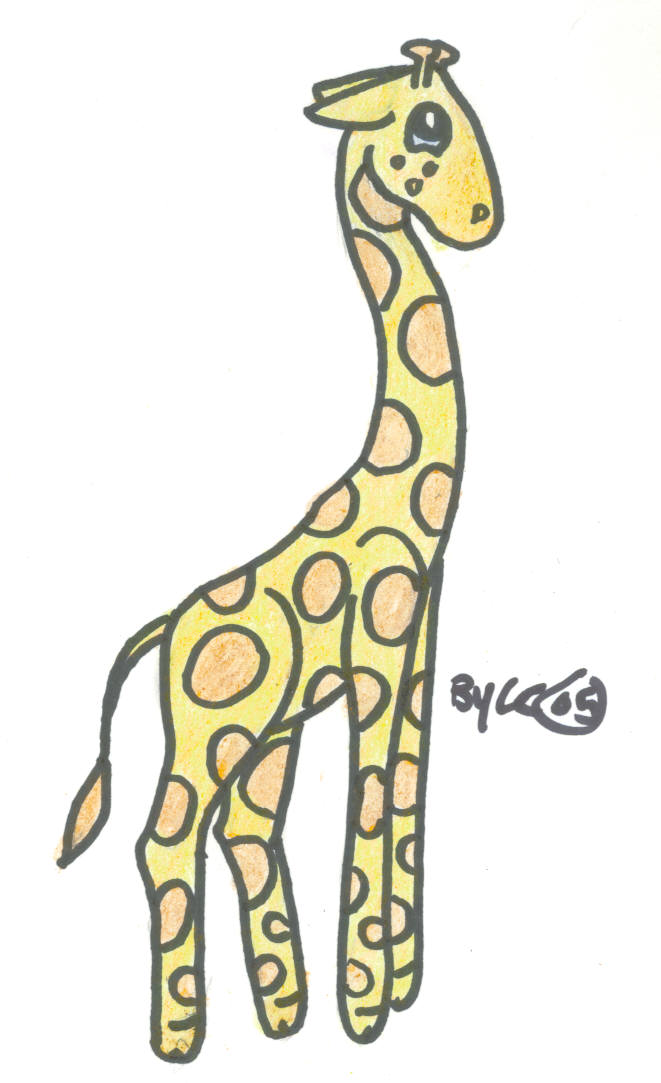 Cute Art-Giraffe by sassyfrazzy on DeviantArt