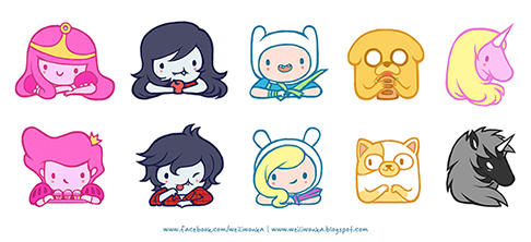 adventure time stickers