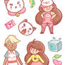 Bee and Puppycat Stickers