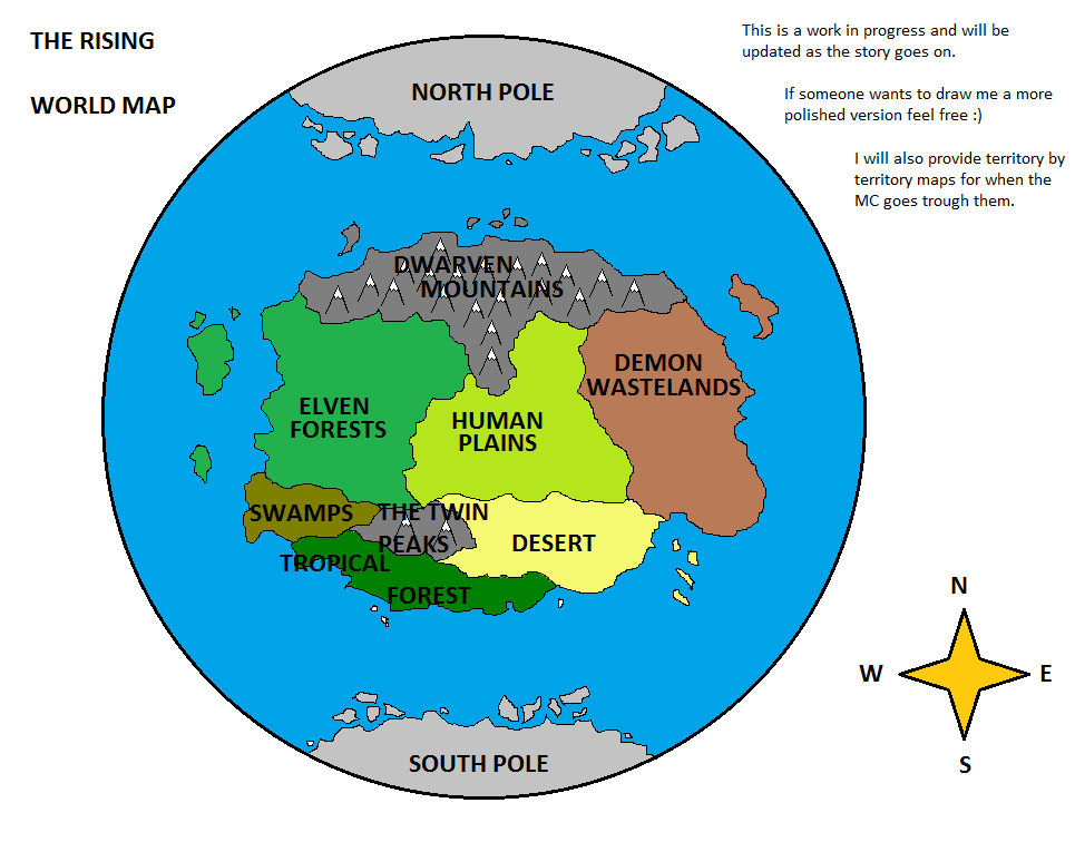 The Rising - World Map by Firedragon01 on DeviantArt