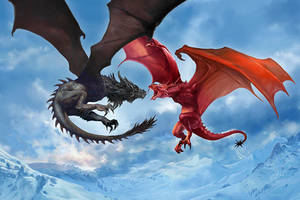 Battle Of Dragons by JdelNido