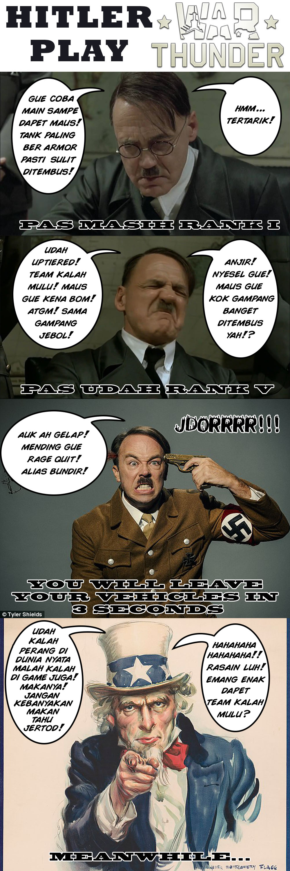 Hitler In Rdr Style Hitler Play War Thunder by silurusglanis on DeviantArt