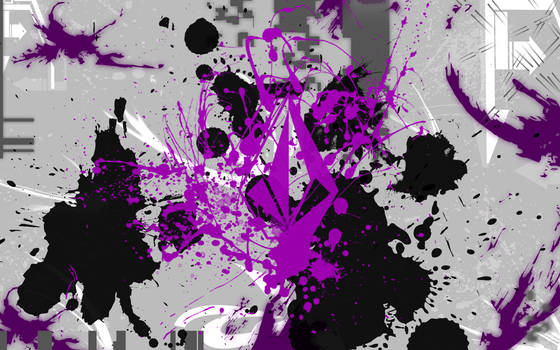 Volcom Purple Splatter