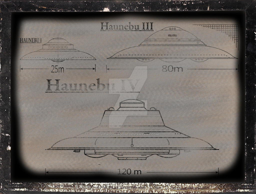 Haunebu Technical plans by Vitaloverdose on DeviantArt