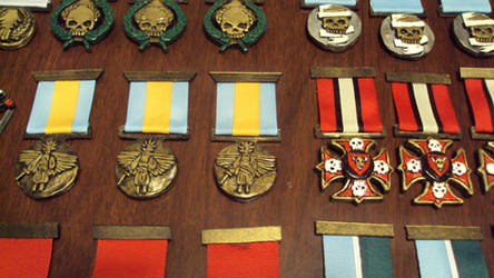 Imperial Guard Medals Part Two Close Ups