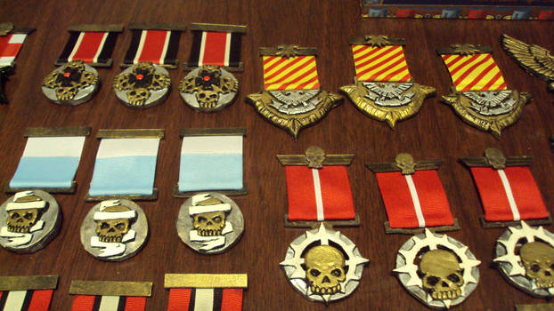 Imperial Guard Medals Part Two Close Ups