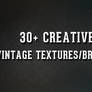 30+ Creative, Free Vintage Textures/Brushes
