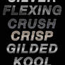 Free Metallic Photoshop Layer Styles