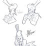 Human Bill Cipher Sketches