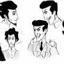 Don't Starve - Maxwell and Wilson Sketches