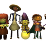 Psychonauts - the interns - pose2