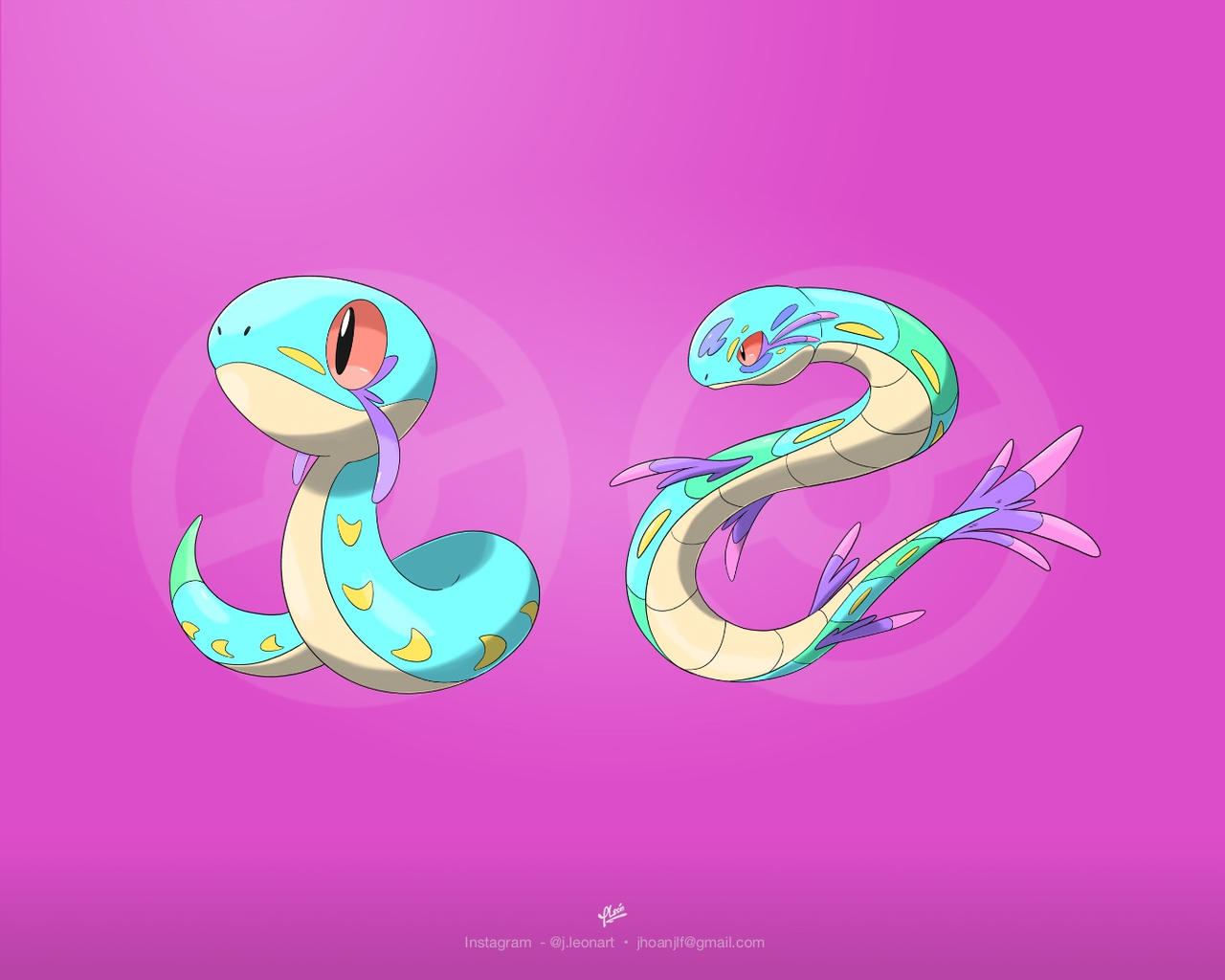 Pokemon Fish Snake Sea Snake Pokemon by soulmaier on DeviantArt