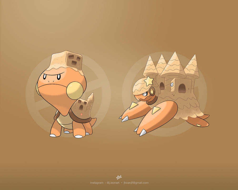 Sandcastle Pokemon by soulmaier on DeviantArt