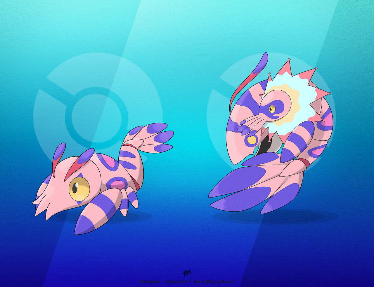 Harlequin Shrimp Pokemon by soulmaier on DeviantArt