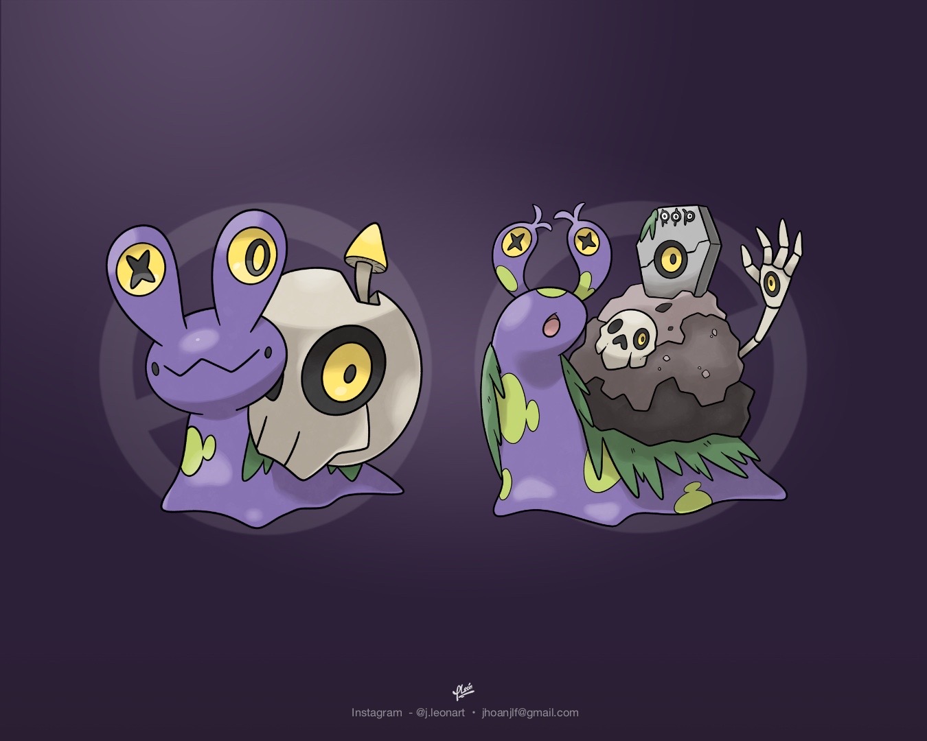 The Skull Snail Pokemon by soulmaier on DeviantArt