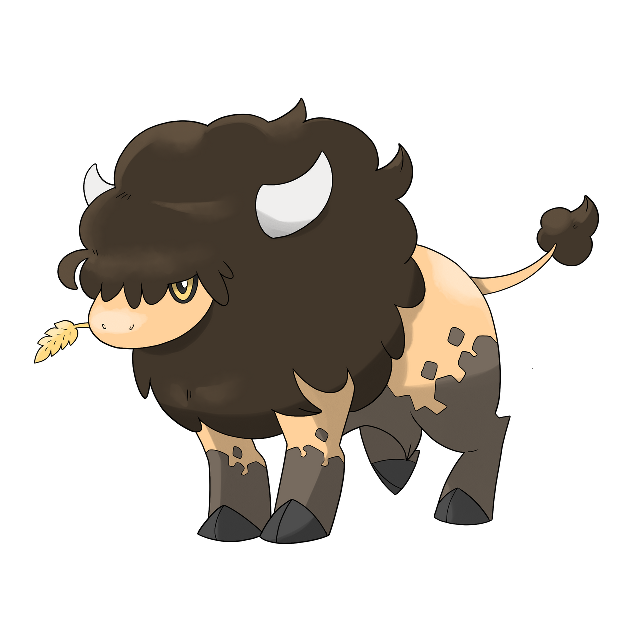 Bison Pokemon #017-Mudison(Normal/Ground) by soulmaier on DeviantArt