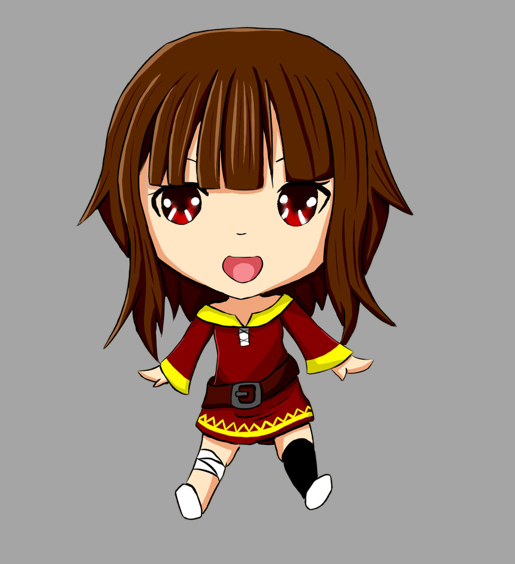 Megumin Chibi R Megumin Chibi Fanart by XednionEve on DeviantArt
