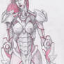 woman in armor