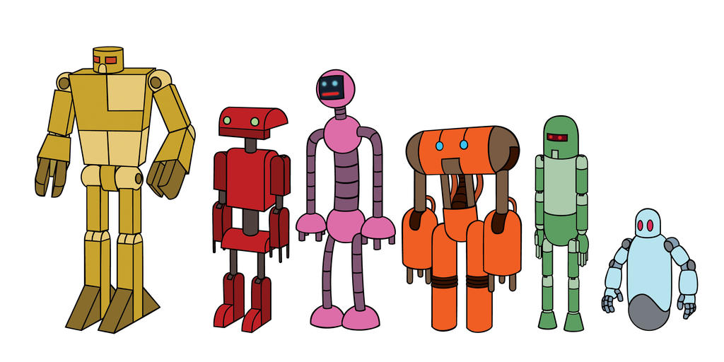Assorted Robot Designs by Mild-Man-Nerd on DeviantArt