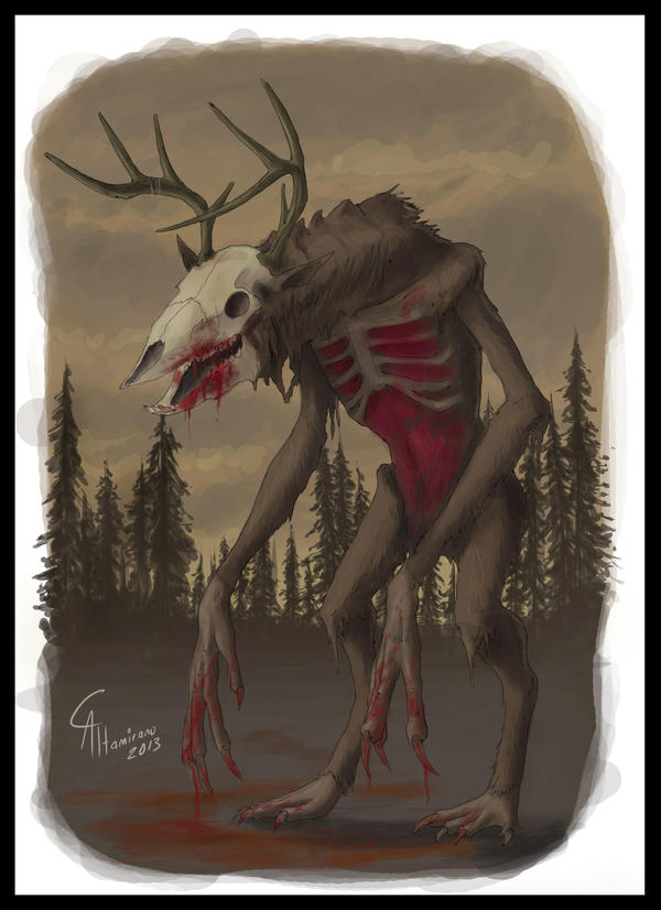 From Wikipedia: The wendigo is part of the traditional belief system of a n...