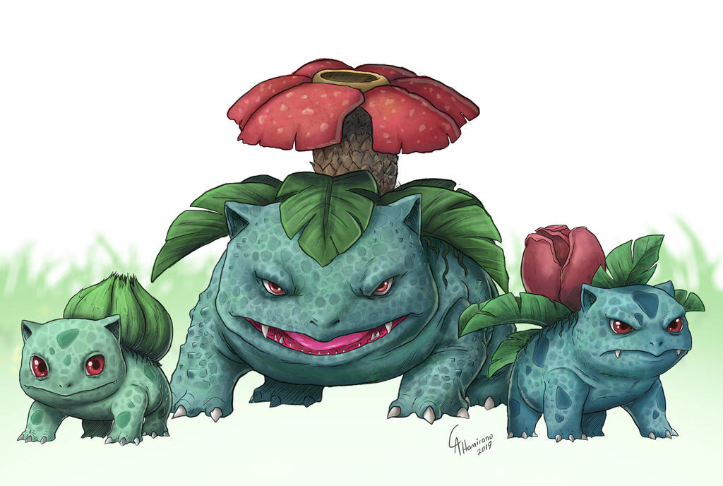 001 Bulbasaur 002 Ivysaur 003 Venusaur By CamusAltamirano On DeviantArt 001-bulbasaur-002-ivysaur-003-venusaur-by-camusaltamirano-on-deviantart
