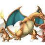 004 Charmander 005 Charmeleon 006 Charizard