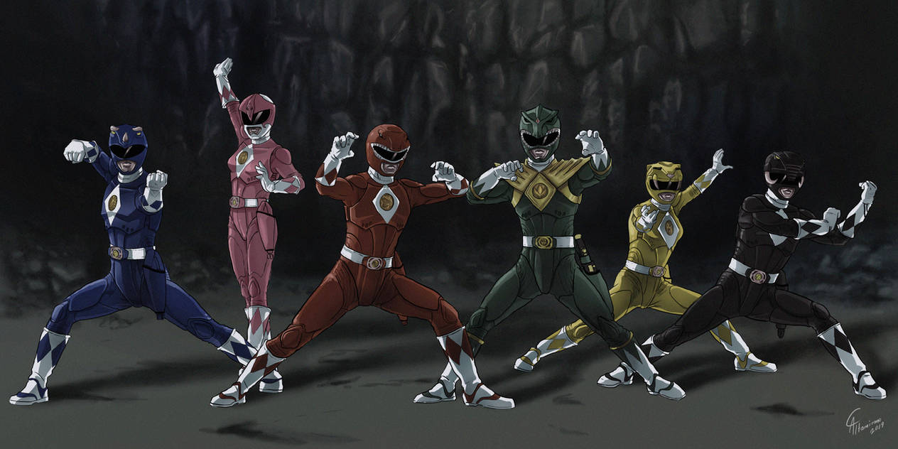 Power Rangers: The original colors movie version by CamusAltamirano on ...